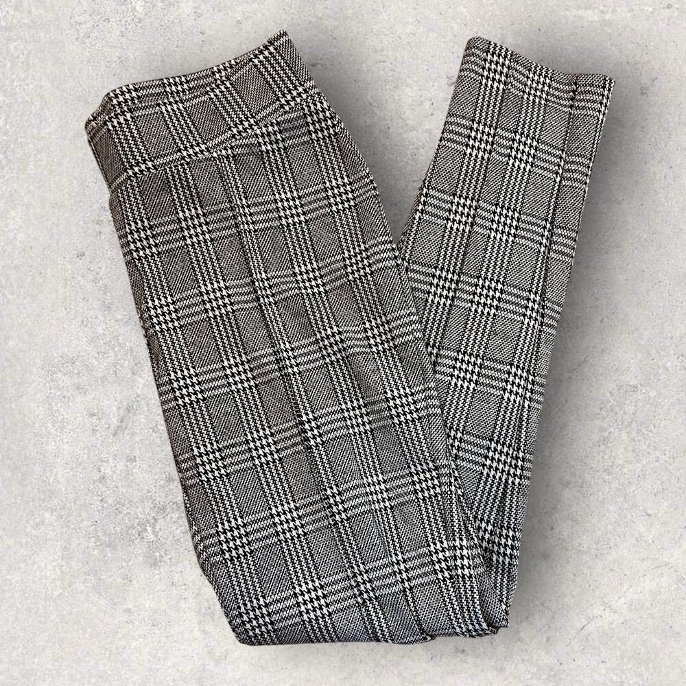 Customize Fashion House Women’s Medium Tartan Plaid Stretch Leggings